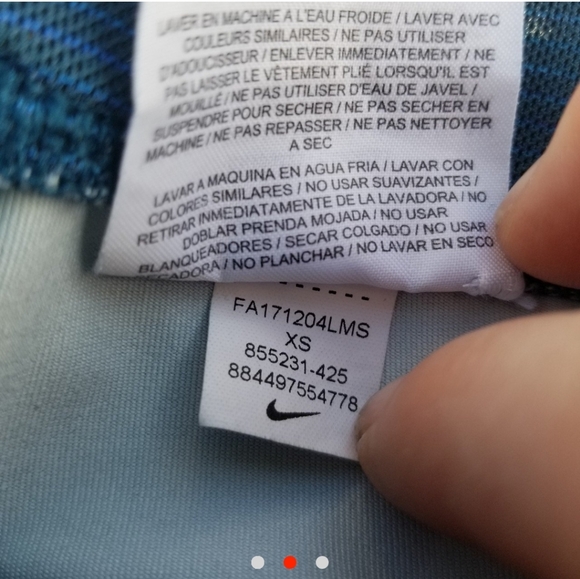 Blue nike leggings size small - Picture 2 of 3